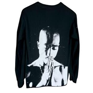 NWOT Tupac Shakur Wake Me When I'm Free Experience LA 2022 Long Sleeve T - S